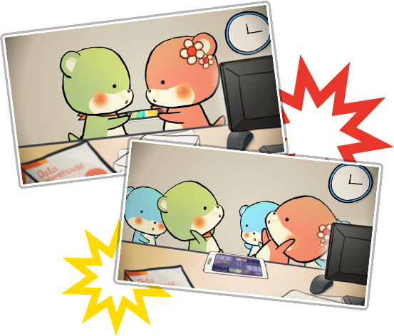 Playing Duel Otters together