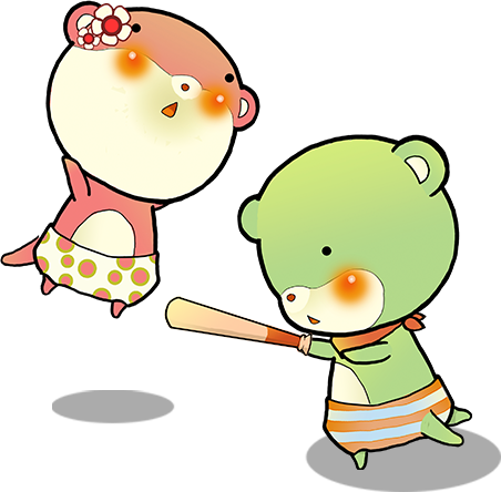 Two otters